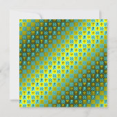 Waterman en houten aap kaart (Achterkant)