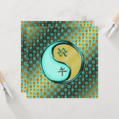 Waterman en metalen paard kaart (Voorkant / Achterkant in situ)