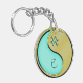 Waterman en metalen slang sleutelhanger (Voorkant Links)