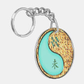 Waterman en vuurgeit sleutelhanger (Voorkant Links)