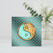 Waterman en vuurkonijn kaart (Staand voorkant)