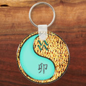 Waterman en vuurkonijn sleutelhanger (Voorkant)