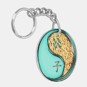 Waterman en vuurrat sleutelhanger (Voorkant Links)