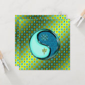 Waterman en wateraap kaart (Voorkant / Achterkant in situ)