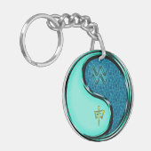Waterman en wateraap sleutelhanger (Voorkant Links)