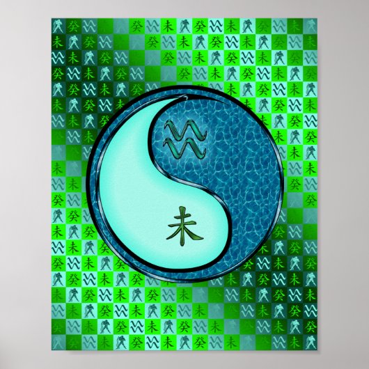 Waterman en watergeit poster (Voorkant)