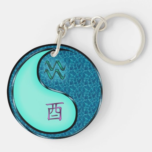 Waterman en waterhaan sleutelhanger (Achterkant)