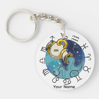 Waterman & Gemini Acryl Sleutelhanger