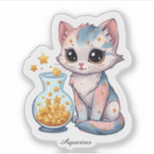 Waterman Hemelsterrenbeeld Sticker - Waterdrager (Voorkant)