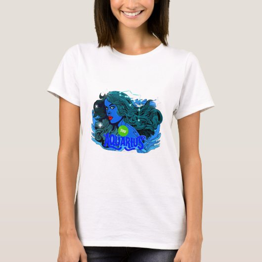 Waterman horoscoop sterrenbeeld t-shirt (Voorkant)