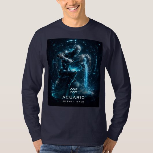 Waterman , horoscoop, t-shirt (Voorkant)