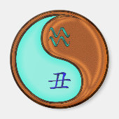 Waterman & Houten Os Magneet (Voorkant)