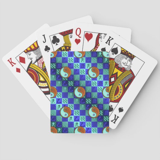 Waterman & Houten Os Pokerkaarten (Achterkant)