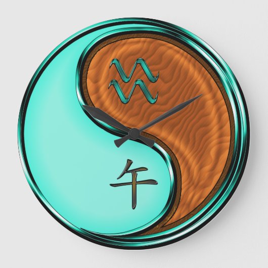 Waterman & Houten Paard Grote Klok (Voorkant)