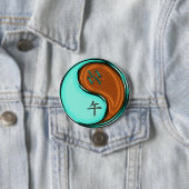Waterman & Houten Paard Ronde Button 7,6 Cm (In situ)