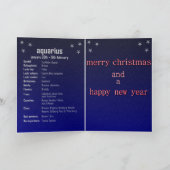 Waterman Kerst Kaart. Feestdagen Kaart (Binnen)