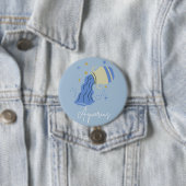 Waterman knop badge  ronde button 7,6 cm (In situ)
