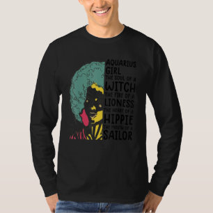 Waterman Koningin Vrouwen Astrologie Dierenriem T-shirt