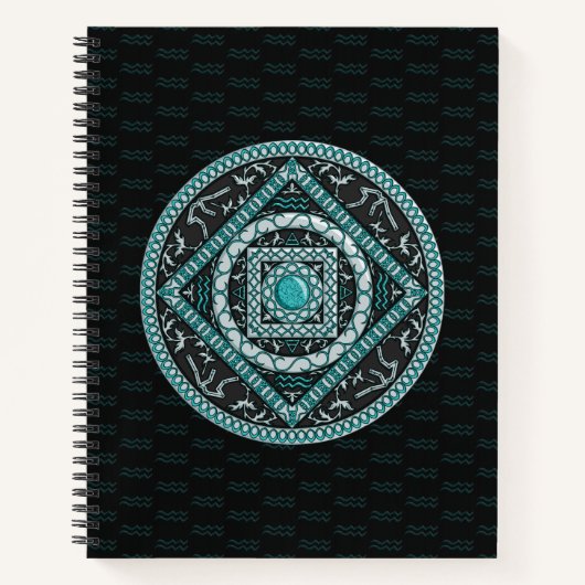 Waterman Mandala Spiraal Notebook Notitieboek (Voorkant)