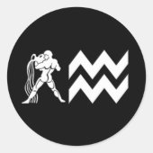 Waterman met symbool ronde sticker (Voorkant)