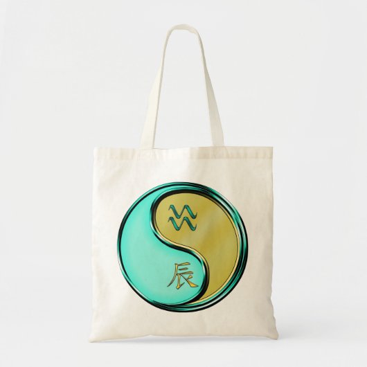 Waterman & Metaal Draak Tote Bag (Voorkant)