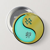 Waterman & Metaal Konijn Ronde Button 7,6 Cm (Voorkant /achterkant)