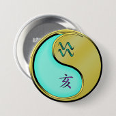 Waterman & Metaal Os Ronde Button 7,6 Cm (Voorkant /achterkant)