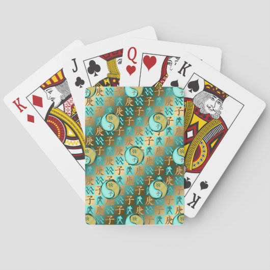 Waterman & Metaal Rat Pokerkaarten (Achterkant)