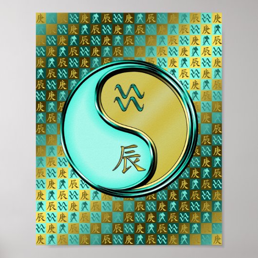 Waterman & Metal Dragon Poster (Voorkant)