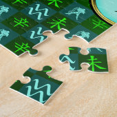 Waterman & Metalen Geit Legpuzzel (Zijkant)