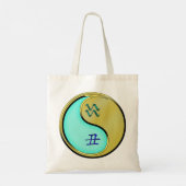 Waterman & Metalen Os Tote Bag (Achterkant)