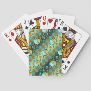 Waterman & Metalen Paard Pokerkaarten