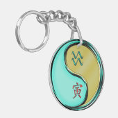Waterman & Metalen Tijger Sleutelhanger (Voorkant Links)