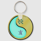 Waterman & Metalen Zwijn Sleutelhanger (Achterkant)