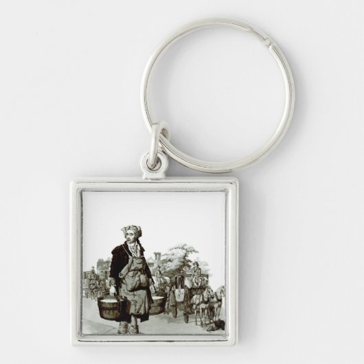 Waterman op een Coach-standaard, 1805 Sleutelhanger (Voorkant)