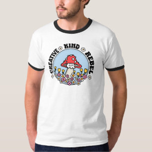 Waterman Paddestoel Bloemen Dierenriem Teken Schat T-shirt