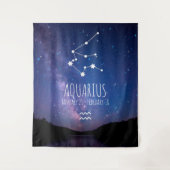 Waterman | Persoonlijke Astrologie Wandkleed (Voorkant)