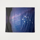 Waterman | Persoonlijke Astrologie Wandtapijt Wandkleed (Voorkant (horizontaal))