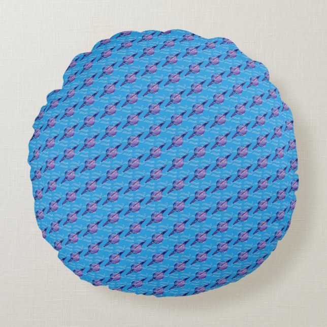 Waterman Rond Kussen (Voorkant)