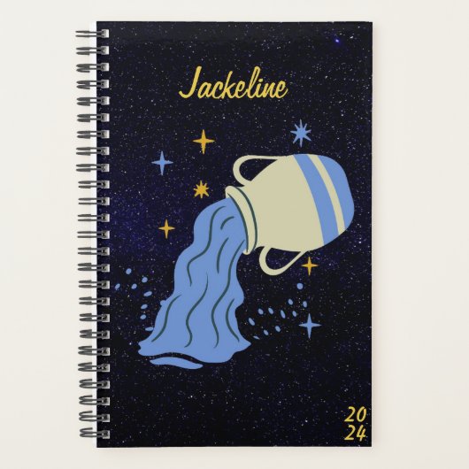 Waterman Sign Galaxy Sky Weekly Persoonlijk Planner (Voorkant)