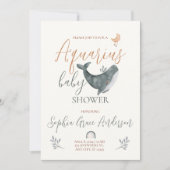 Waterman sterrenbeeld baby shower kaart (Voorkant)