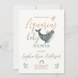 Waterman sterrenbeeld baby shower kaart