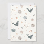 Waterman sterrenbeeld baby shower kaart (Achterkant)