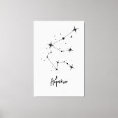 Waterman Sterrenbeeld Cadeau Waterman astrologie Canvas Afdruk (Voorkant)
