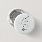 Waterman Sterrenbeeld Cadeau Waterman astrologie Ronde Button 3,2 Cm (Voorkant /achterkant)