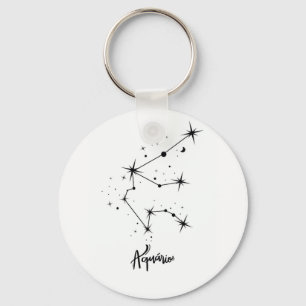 Waterman Sterrenbeeld Cadeau Waterman astrologie Sleutelhanger