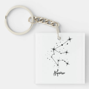 Waterman Sterrenbeeld Cadeau Waterman astrologie Sleutelhanger