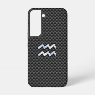 Waterman Sterrenbeeld Carbon Fiber Stijl Samsung Galaxy Hoesje