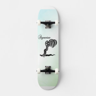 Waterman Sterrenbeeld en Symbool Blauw Groen Persoonlijk Skateboard
