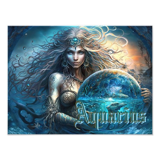 Waterman Sterrenbeeld Foto Afdruk (Voorkant)